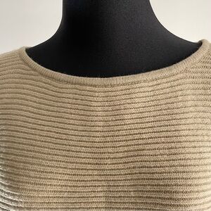 Knit Travel Lounge Set Taupe Drawstring Waist Pant with Knit Matching Sweater